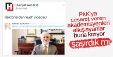 Rektörlerin evet çağrısı rahatsız etti