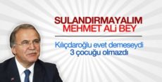 Mehmet Ali Şahin’in bir garip ‘evet’ çıkışı