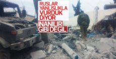 Rus uçaklarının vurduğu Türk karargahından fotoğraflar