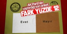 Abdülkadir Selvi’ye göre AK Parti’nin elindeki anket