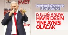 Binali Yıldırım: Kılıçdaroğlu yine eli boş dönecek