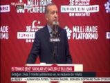 Erdoğan 15 Temmuz Şehit Gaziler programında