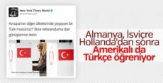 New York Times gazetesi Türkçe tweet attı